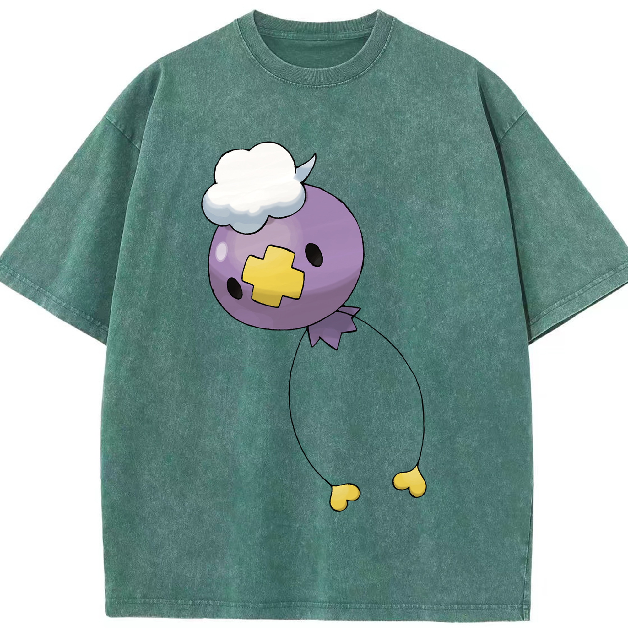 （画像用） ポケットモンスター Pokémon 綿100% ヴィンテージ風 半袖Tシャツ（フロントプリント）